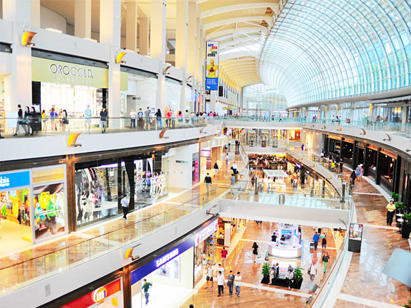 Shopping mall in Singapore