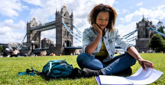 Student Studying
