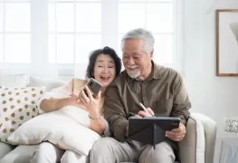Elderly couple