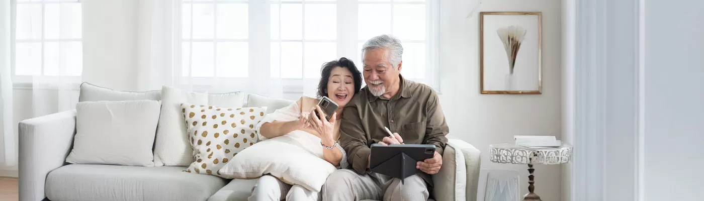 Elderly couple
